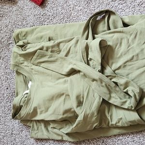 Lululemon cotton short sleeve wrap dress